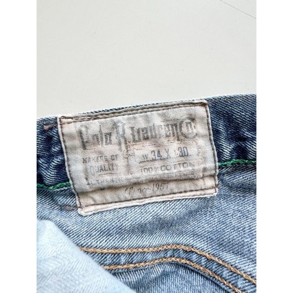 Men's POLO RALPH LAUREN Cortlandt 300 Elkhorn Straight Leg Jeans, Size 34/30 - Picture 11 of 16